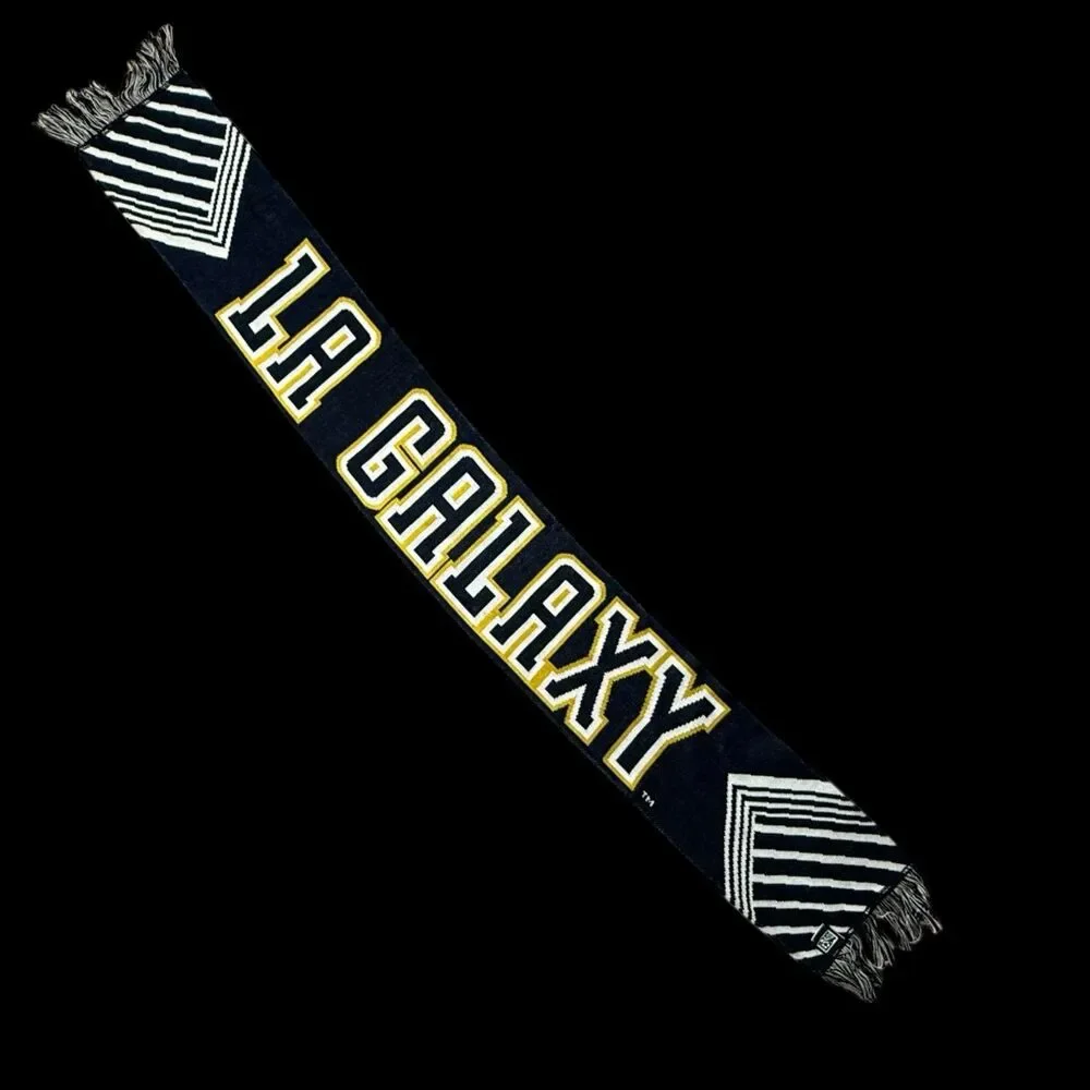 LA Galaxy MLS Adidas Scarf Navy Gold White Soccer Football‎